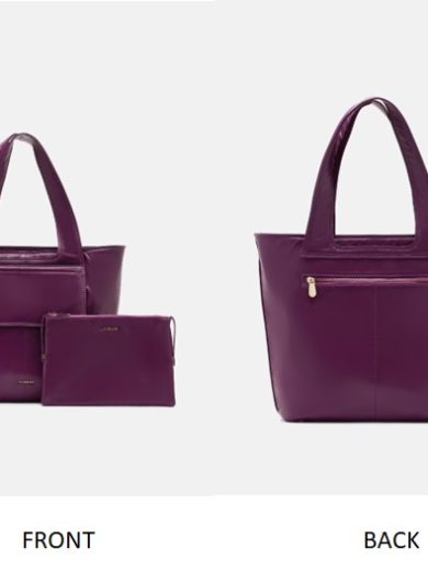 Barbara – Travel Tote Bag -Plum