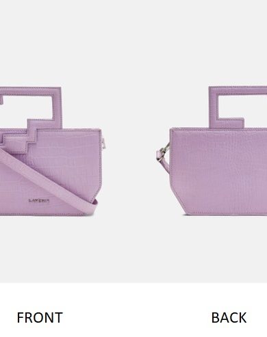 Naomi – Grab & Go Cross Body Bag – Lilac croco