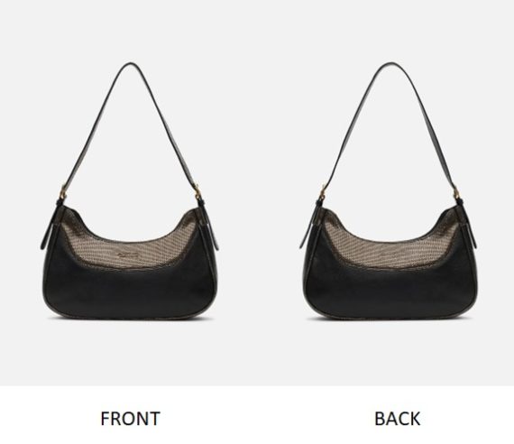 Olivia Medium Hobo Bag - Gold Metallic & Black