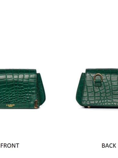 THE CHAIN DETAILED RENEE BELT BAG – HUNTER GREEN