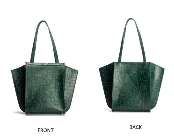 TOTE BALLERINA BAG - HUNTER GREEN