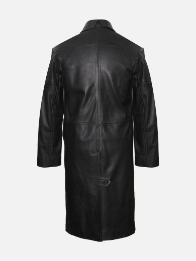 Leather long coat Unisex