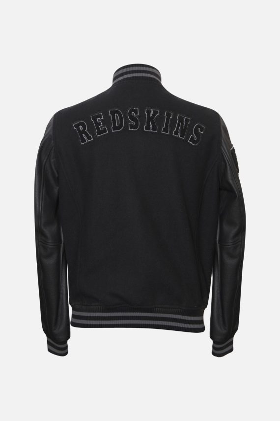 Men’s Black Varsity Letterman Jacket - Image 2