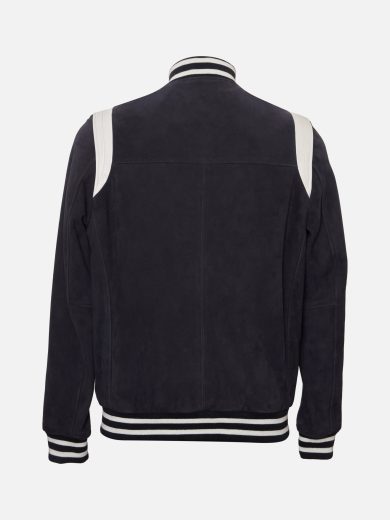 Suede Leather Varisty Jacket